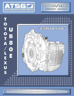 UB80E Transmission Rebuild Manual ATSG Automatic Transmission Overhaul Book Toyota Lexus