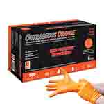 Outrageous Orange Nitrile Gloves L 8 Mil